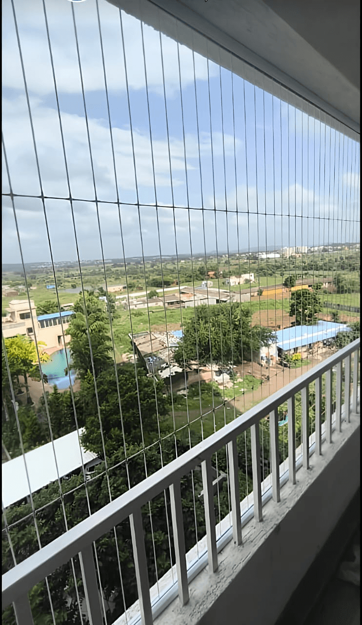 Balcony Bird Net and Invisible Grill Protection Gurgaon